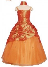 Girls Ball Gown With Shawl 