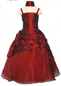 Girls Ball Gown With Shawl