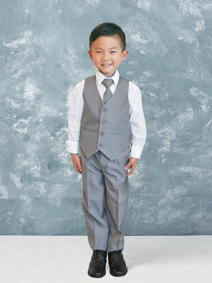 Affordable Boys Classic Vest Set - Ocean Blue - Grandma's Little Darlings boys vest set for boys and Ring Bearers in wedding great formal boys vest set outfit for weddings. Shop Grandmas Little Darling