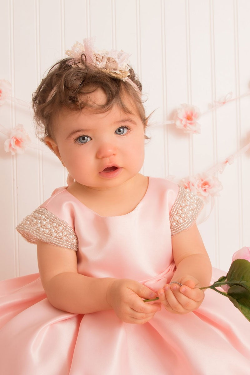 Baby girl dress pink best sale