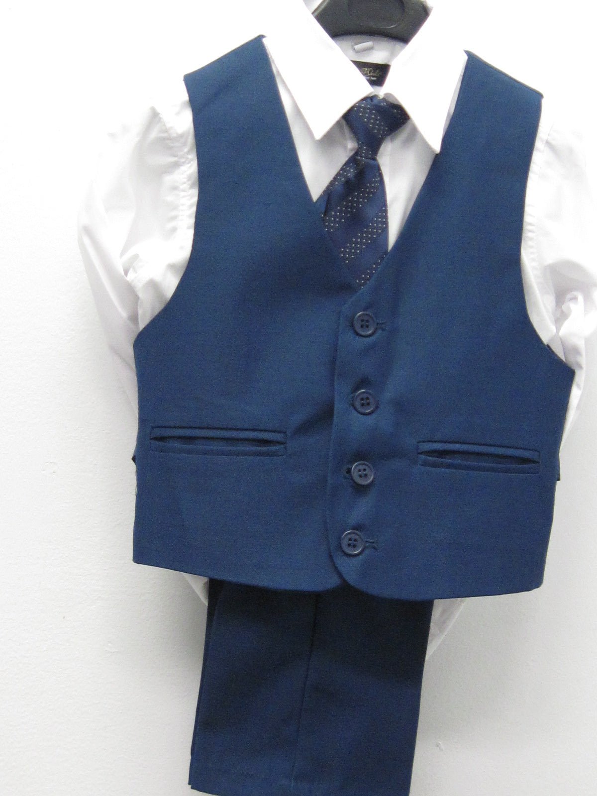 Affordable Boys Classic Vest Set - Ocean Blue - Grandma's Little Darlings boys vest set for boys and Ring Bearers in wedding great formal boys vest set outfit for weddings. Shop Grandmas Little Darlings 