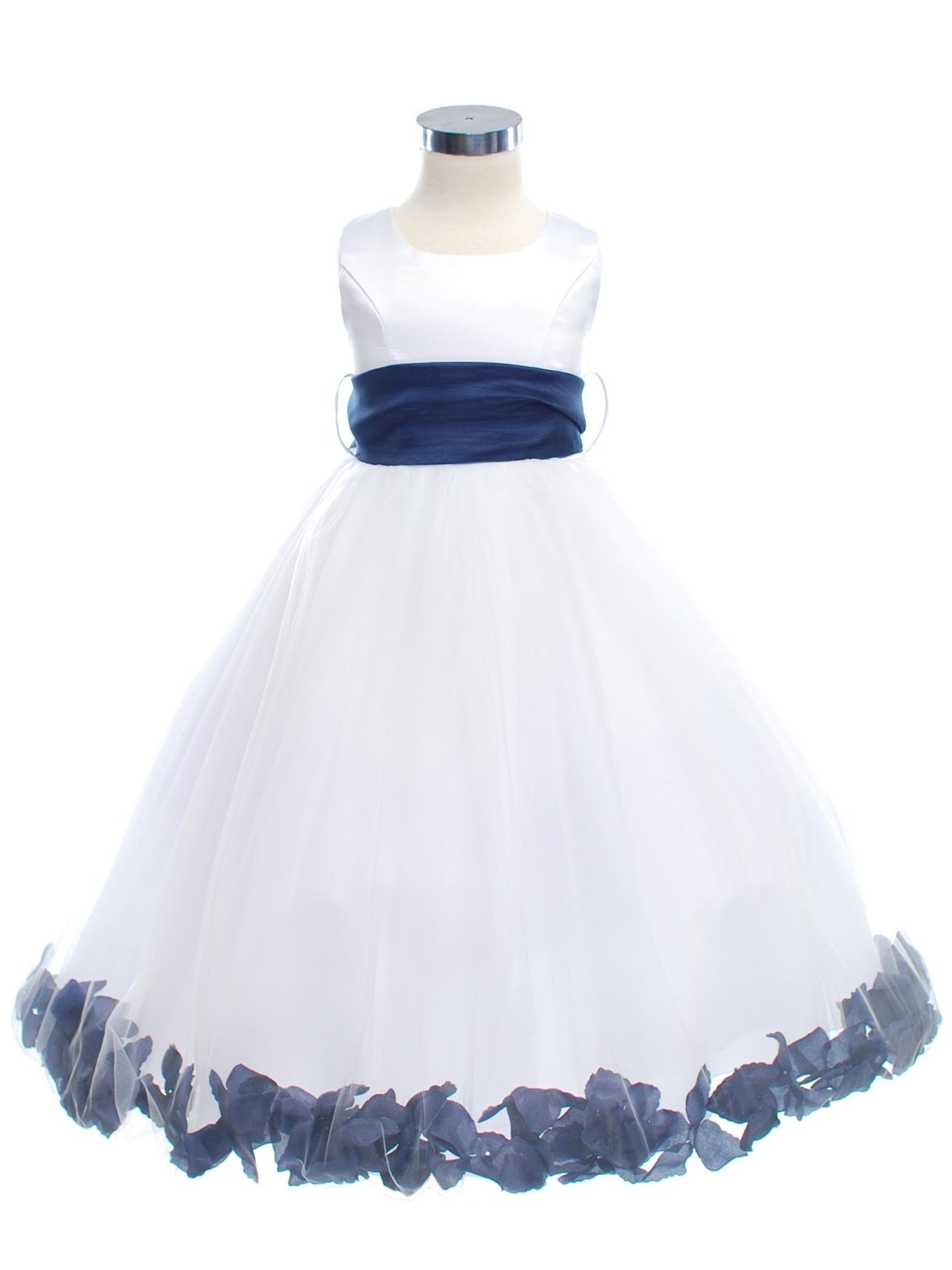 Petal Dress White & Ivory Girls Sizes